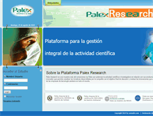 Tablet Screenshot of palexresearch.com